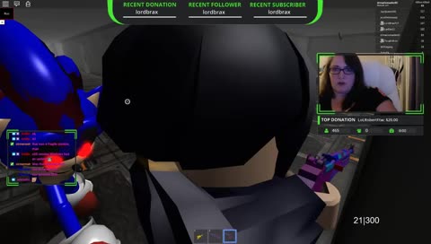 Join us!or hang out! Roblox can be pretty fun sometimes.