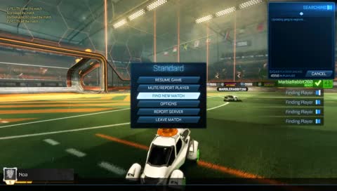 My rocket league debut!