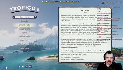  [FR][PC] test Beta tropico 6 
