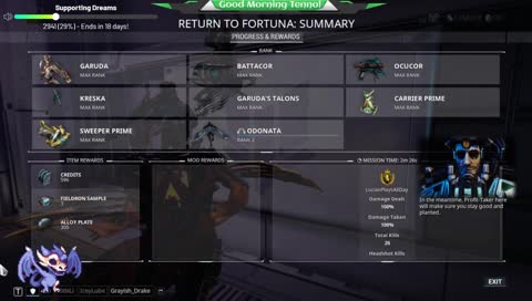 [PS4,PC] Good Morning Tenno! #199