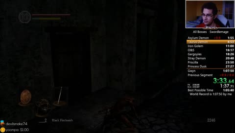 🏆 Dark Souls All Bosses speedruns