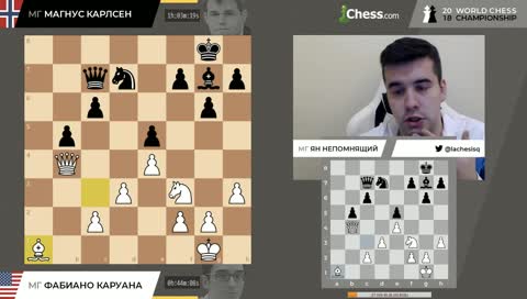 Каруана - Карлсен. Лондон. Матч на первенство мира. III партия.