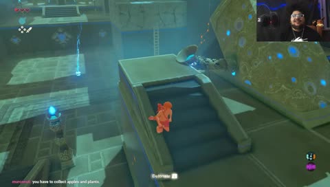 chilling and playing the legend of zelda