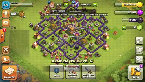 Mit Zuschauern Spielen (CoC unsicher machen) Farmen/Pokis jagen | CoC RH10/11/7/9