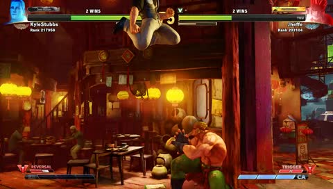 Playing Alex on ranked in SF5 what am I doing