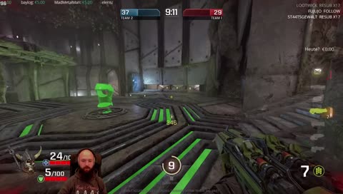 [Ger|PC|PvP] Quake-Champions-Turnier ab 19h mit den Nerdstars. Vorher wildes Training. Ich kann doch nix!