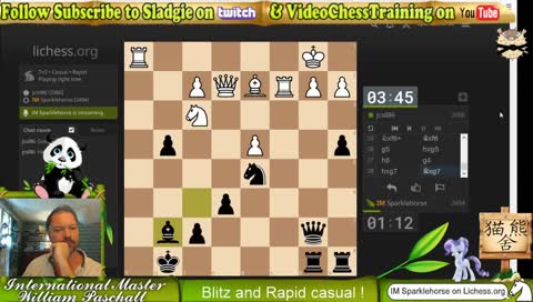 Sladgie Blitz and Rapid Challenges and World Champs analysis lichess.org !