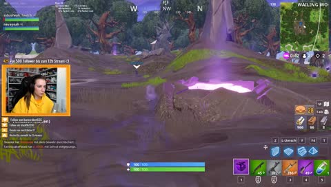 Vanne gibt ein Statement. 