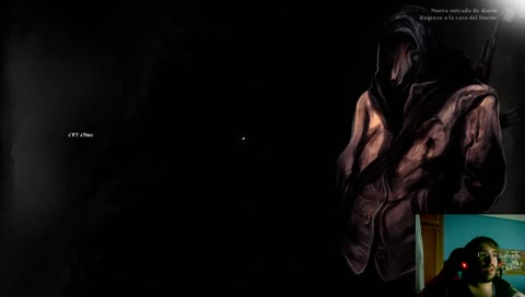 Tarde tranquila en el bosque oscuro.