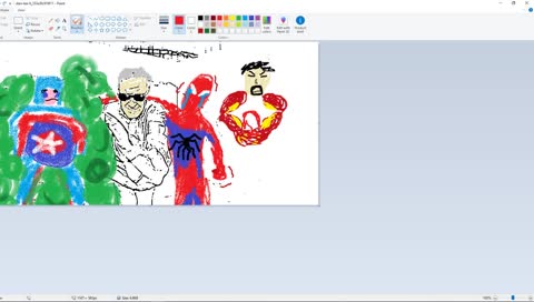 Coloriage Stan Lee - Hommage