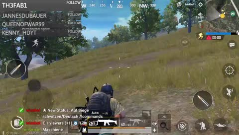 Auf Siege schwitzen/Deutsch  /!commands