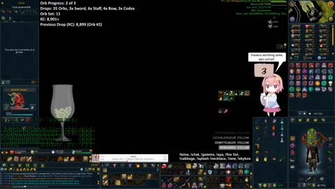 Road to 10k Telos + last orb this set 8,901/10K