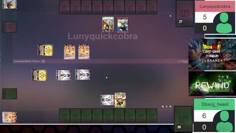 Dragonball Super TCG - Untap Tournament UK #2 - Round 2 ! Ryan VS Sandy