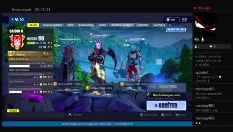 FORTNITE entre ami 