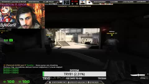 Faceit E-spor hazırlığı