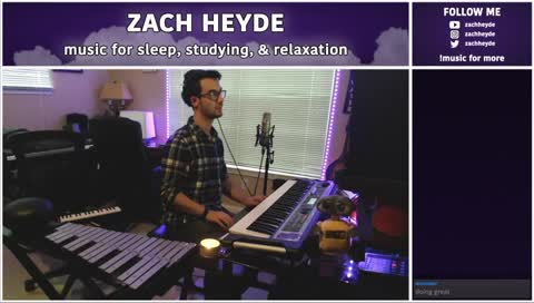 Live ambient music for relaxation