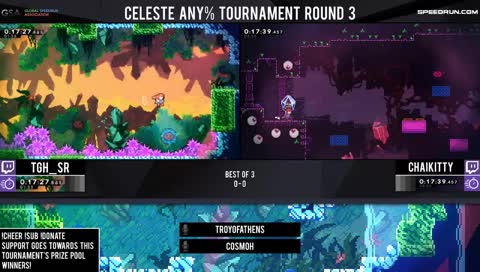 Celeste any% Tournament | !bracket
