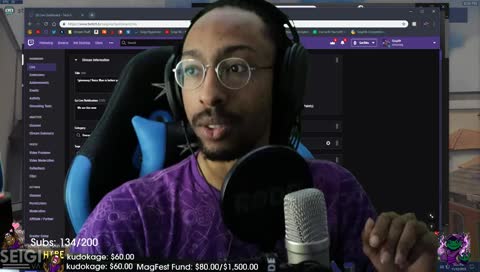 His face in time with the music