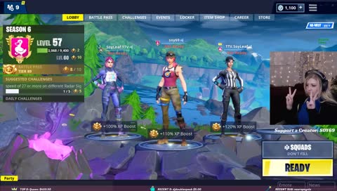 Fortnite with friends, Creator code: Soy69