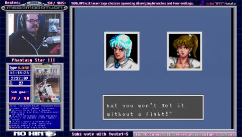 The blue anime (3/4) - !LORE - Sega Mega Marathon: beating every MD/Gen game since 2014