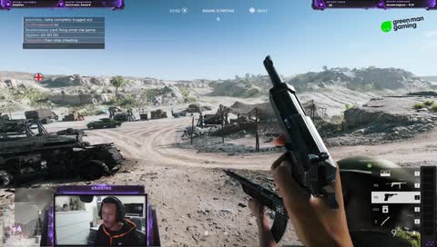 Jump on top of the tank