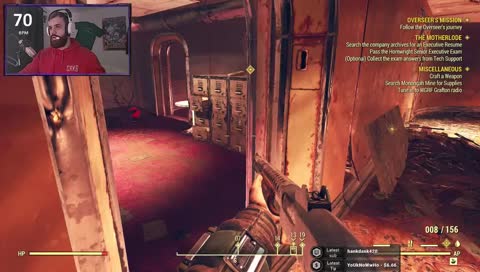 Fallout 76 with LIVE HEART RATE  || @Cruxaltv on socials !discord !spook