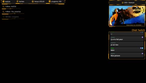 Je passe dans des trous