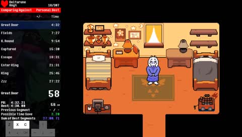 Deltarune Any% NG+ speedruns for low 27