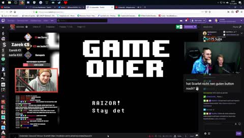 Ich vergleiche Tunierkämpfe mit Sans, Bruder