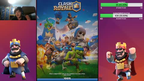 clash royale! stasera ci divertiamo un botto!!