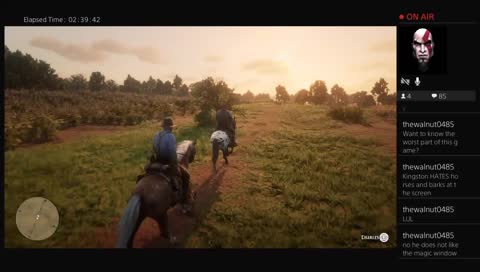 RDR2: Roaming and running into trees