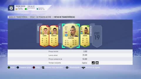 INVESTIMENTO E TRADE FIFA 19