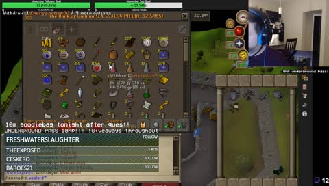 10m+ Goodiebag 10hp Ibans Underground Pass! !goodiebag at end of quest