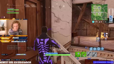 fortnite with the wifey for a bit #22 !points twitter @ttv_Steezeyj. !stats  follower goal: 505/500