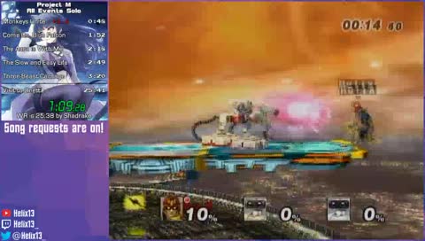 [PM] All Events WR Attempts while breaking in a new controller - Song requests are on!