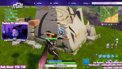 Fortnite Squads Trickshotting #FaZe5 ! w/ @obey_melt