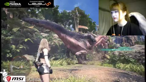 Team NVIDIA JP | くろにゃん | 20:00 - 22:00 | モンスターハンター：ワールド 【初見プレイ】