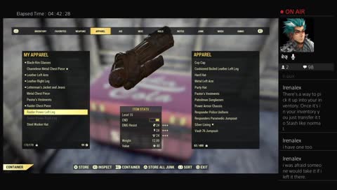Travelling the wasteland as buff Ben Franklin 