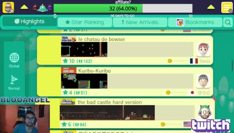 first time on Mario maker Hot Garbo