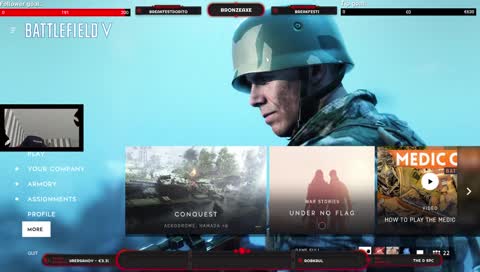 [EN - PC] Battlefield V Potato squad | Road to 200 Followers | !discord !twitter | 