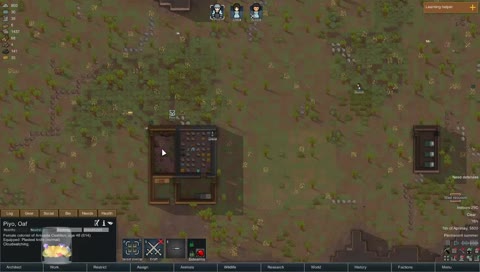 Crashlanded with a few mods