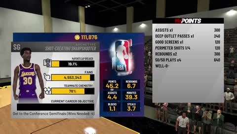 WR and Showcase Matchups