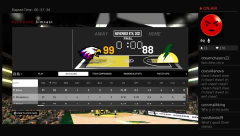 Covs 2K Sim League Live Stream! High School SZN2