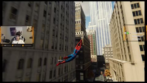 First playthroug of spiderman!