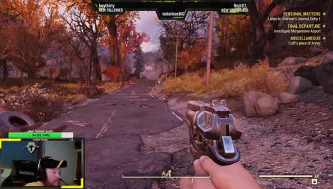 West Virginia boy playing Fallout 76..the real deal lol