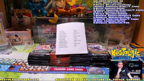 MONDAY MADNESS AT THE NOSTALGIC FACTORY - POKEMON BOX BREAKS - nostalgicfactory.com