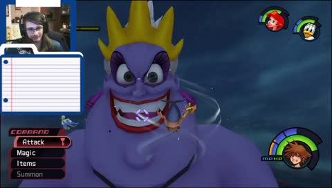 Kingdom Hearts but im kicking atlantica's ass this time.