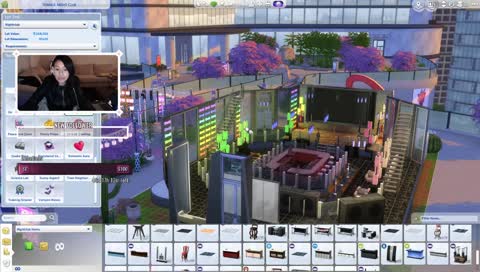 Playing Sims 4 while my cats watch and sit on my lap lol