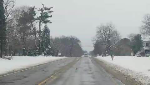 snow in Michigan