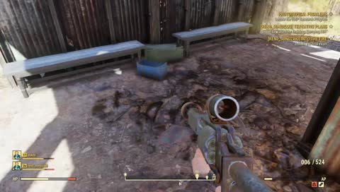 Fallout  76 Grinding up the Levels and missions